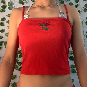 Brandy Melville rare rose tank top